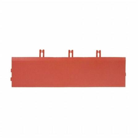 MASTER MARK PRODUCTS 12 in. Armadillo Tile Red Clay Polypropylene Interlocking Bevels- Pack of 4 22504